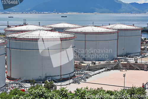 Image of oil tanks