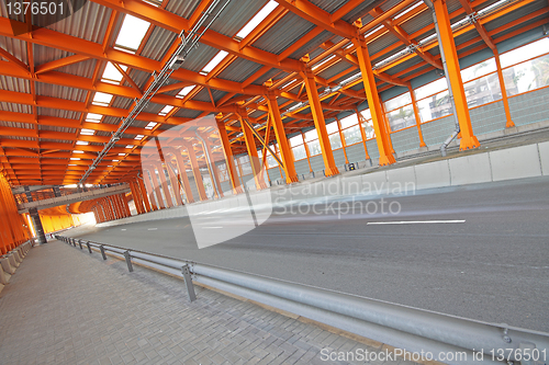 Image of Interior of urban tunnel without traffic