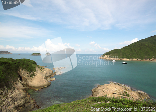 Image of Sai Wan bay in Hong Kong 