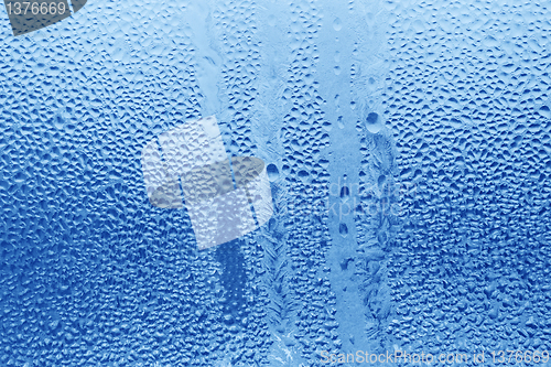 Image of frozen water drop texture