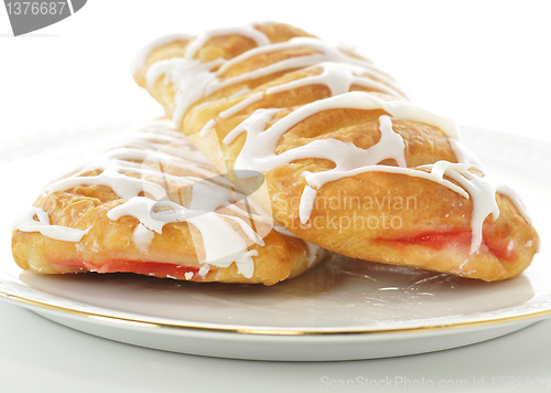 Image of apple and strawberry danish 