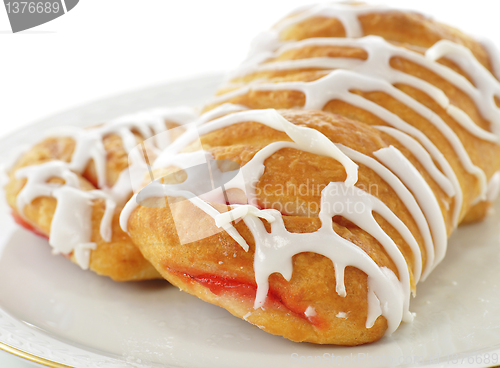 Image of apple and strawberry danish 