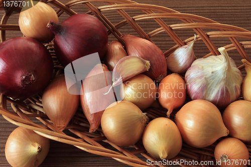 Image of Food - onions and garlic
