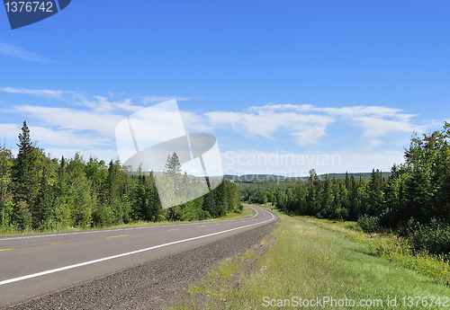 Image of empty road