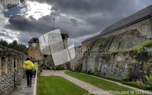 Image of Bouillon  medieval castle in belgium