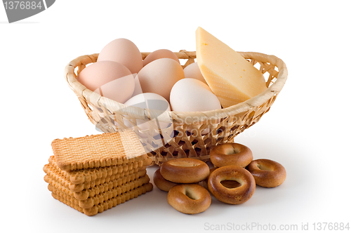 Image of Eggs, cheese, pastry