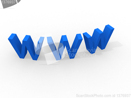 Image of world wide web 3d 