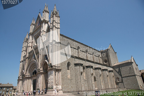 Image of Dome cathedral Orvieto in Umbria, Italy