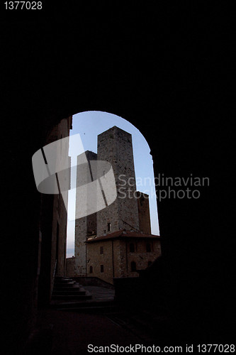 Image of san gimignano tuscany italy 