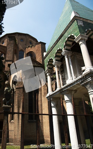 Image of Bologna streets in europe vacation