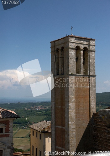 Image of Montepulciano town in Tuscany, Italy