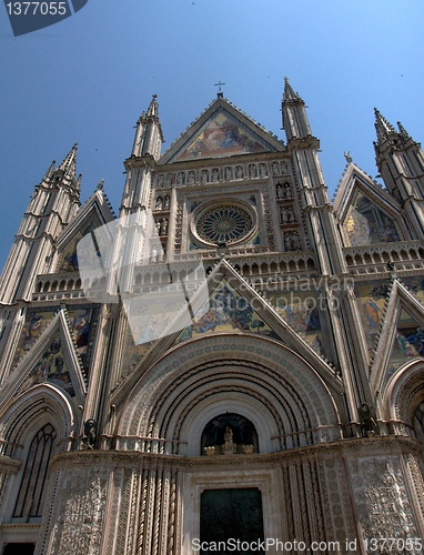 Image of Dome cathedral Orvieto in Umbria, Italy