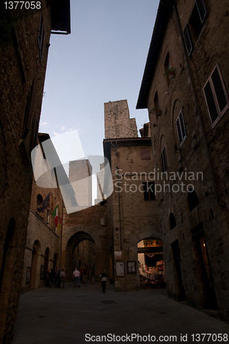 Image of san gimignano tuscany italy 