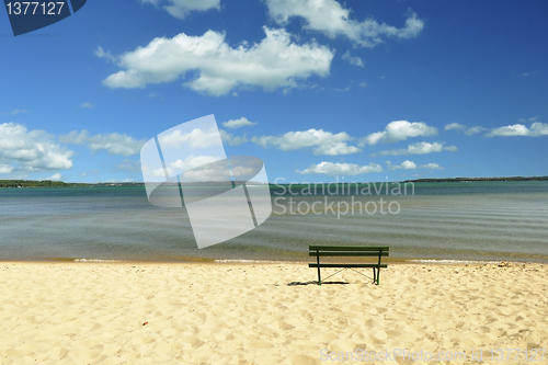 Image of lake Michigan beach