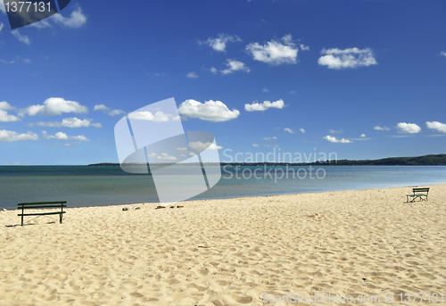 Image of lake Michigan beach