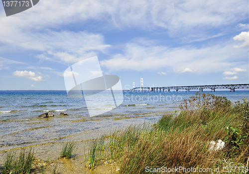 Image of Lake shore of Mackinac 