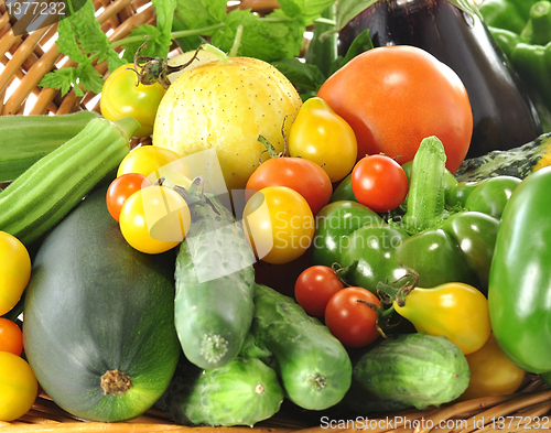 Image of vegetables assortment