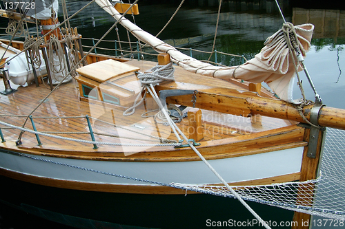 Image of Bow of sailing ship