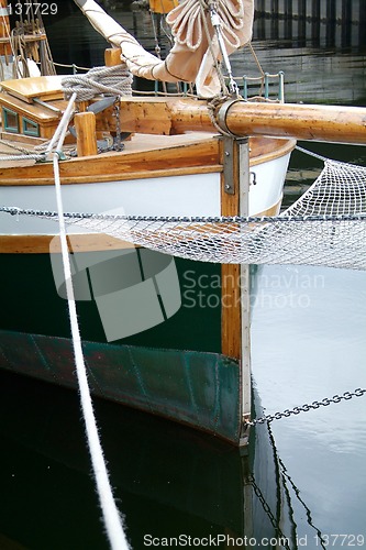 Image of Bow of sailing ship