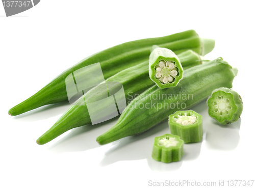 Image of fresh okra