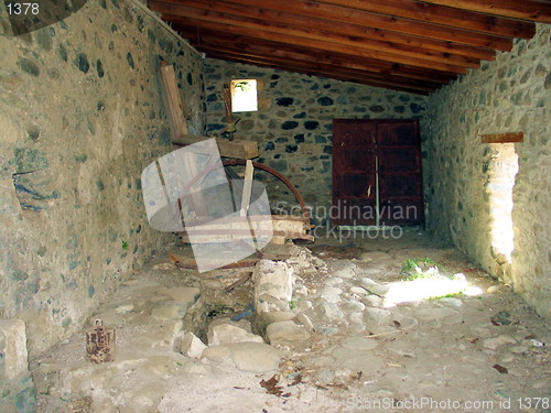 Image of Built of stone. Flasou. Cyprus