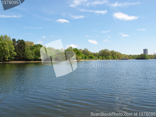 Image of Serpentine lake, London