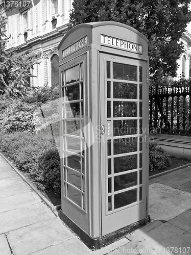 Image of London telephone box