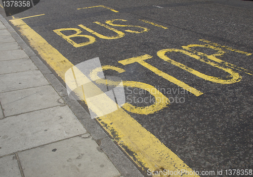 Image of Bus stop sign