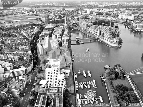 Image of Duesseldorf mediahafen harbour
