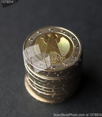Image of Euro coins