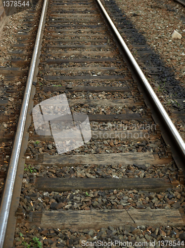 Image of Railway railroad tracks