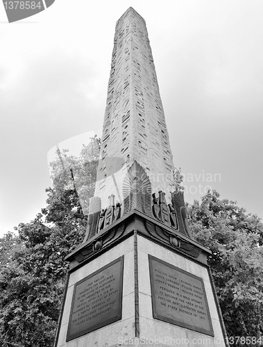 Image of Egyptian obelisk, London