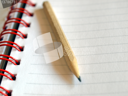 Image of Blank notebook page