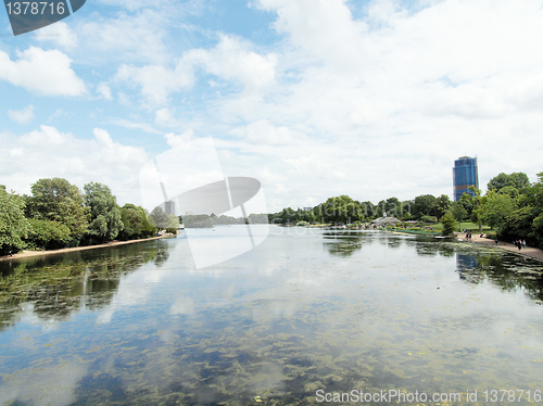 Image of Serpentine lake, London