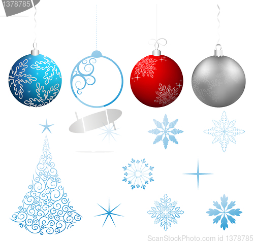 Image of Vector collection Christmas design elements