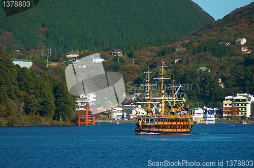 Image of Ship trip in ashi lake, Japan