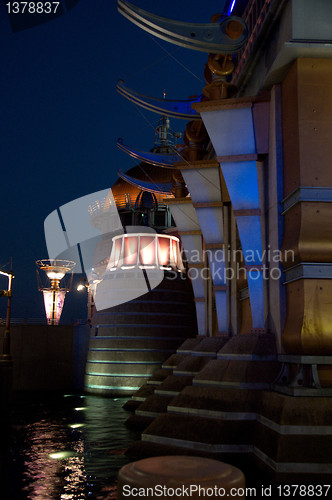 Image of Disney sea attractions in Tokyo