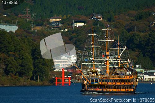 Image of Ship trip in ashi lake, Japan