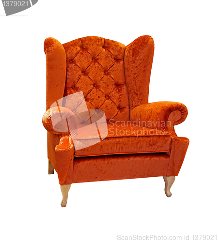Image of Orange armchair