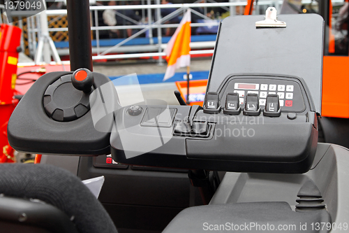 Image of Forklift dashboard