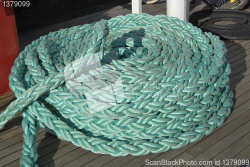 Image of Green Mooring Rope