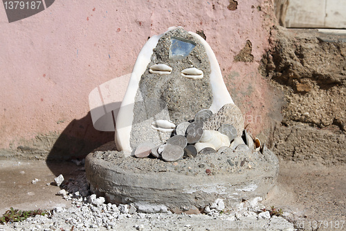 Image of Santeria shrine in Cuba