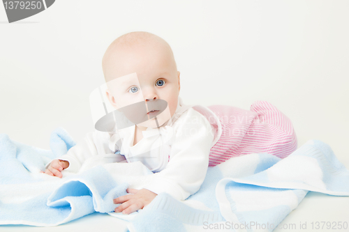 Image of blue-eyed baby