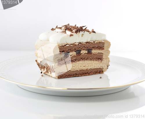 Image of cappuccino cream cake 
