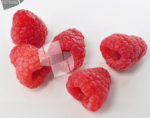 Image of fresh raspberries