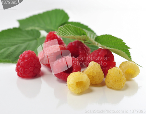 Image of fresh raspberries