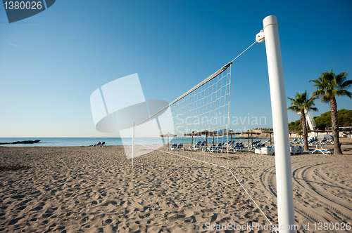 Image of Beach volley net