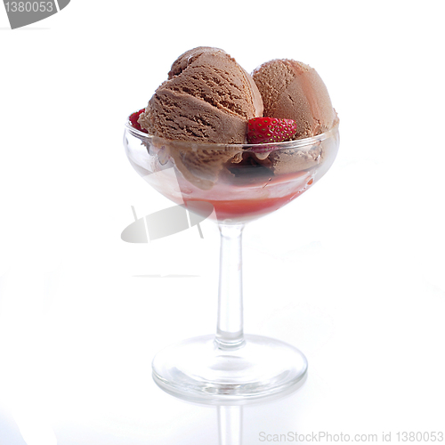 Image of chocolate ice cream