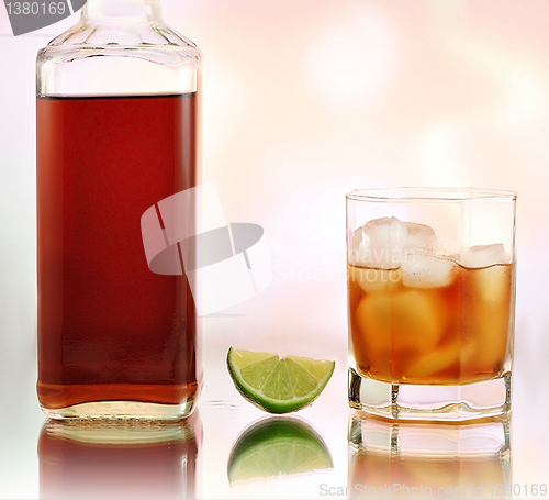 Image of alcohol with lime 