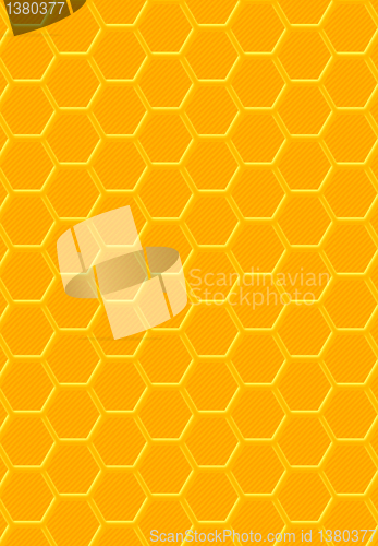 Image of background in the form of honeycombs